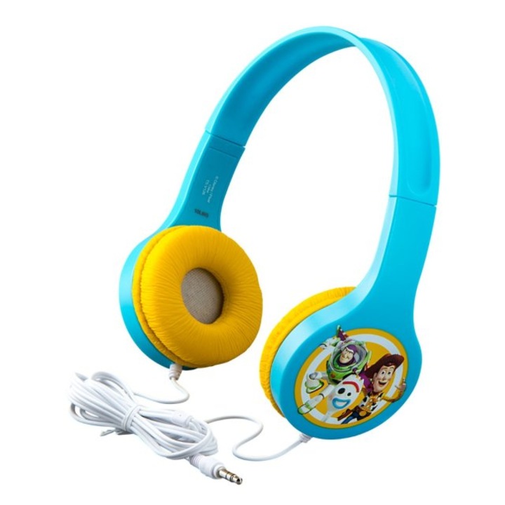 Casti pentru copii EKids, Toy Story, Albastru/Galben