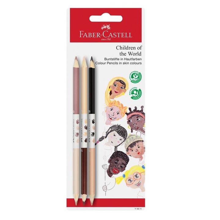 Színes bőr ceruza 3 db