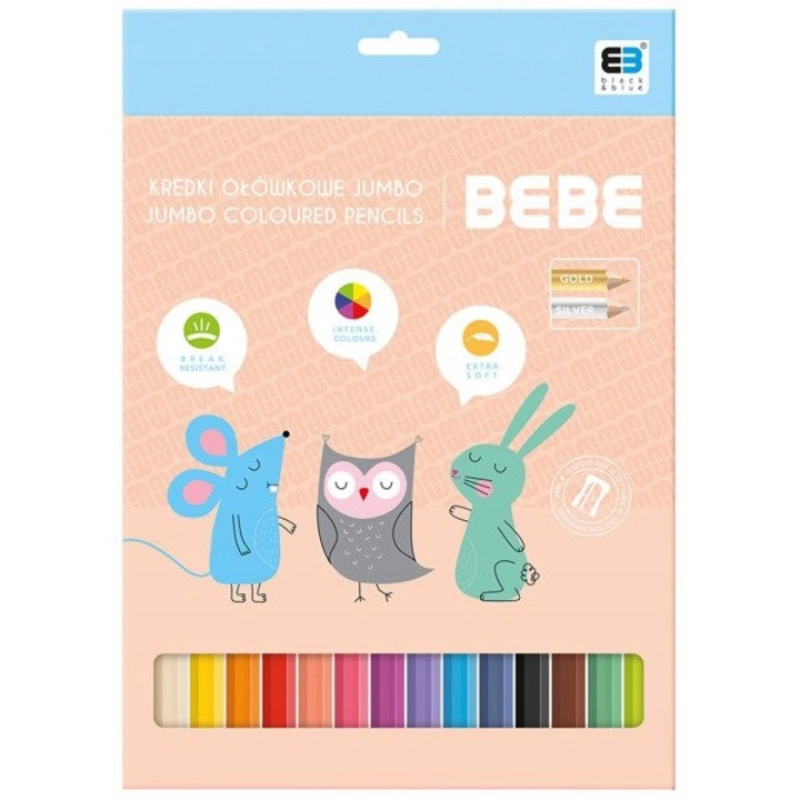 Creioane colorate pentru scoala 12 culori