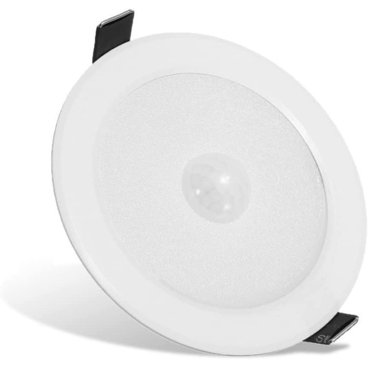 Techstar® Ultra Slim LED Spotlámpa, mozgásérzékelő, fehér, teljesítmény 12 W, fényszín 6500K, CRI 80+