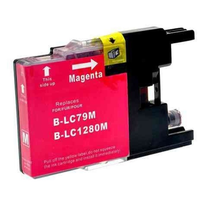 Tintapatron, GP toner, kompatibilis a Brother LC1280M - MFC J6510, J6710, J6910, Magenta készülékekkel
