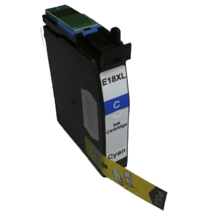 Cartus de cerneala, GP Toner, Compatibil cu Epson T1812 XP102, XP202, XP205, XP30, XP305, XP405, Cyan