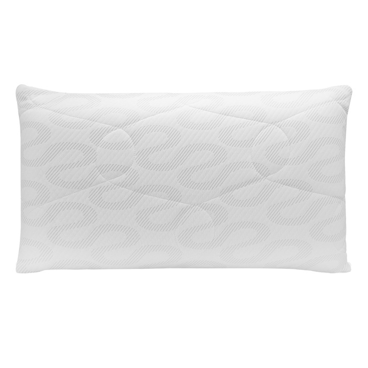 Perna pentru dormit Classic Memory, Spuma cu memorie, 40 x 70 x 11 cm, Alb
