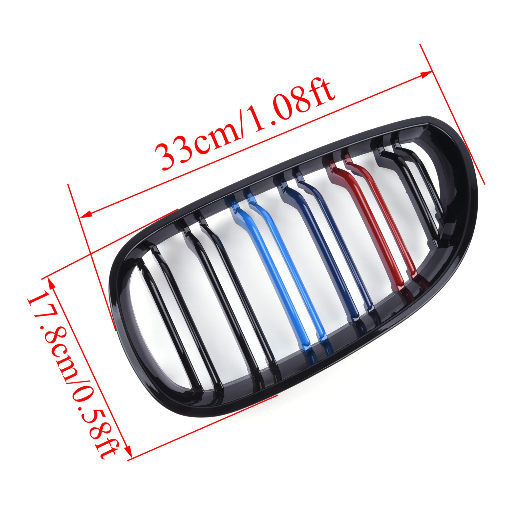 Set 2 Grile Nari Duble M Bmw E60 E61 M5, Tricolor, M-Design, 2003-2010 ...