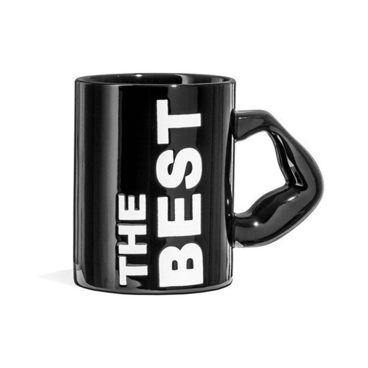 Чаша, Gm, 15x11,5x8,5 см, черно/бяло