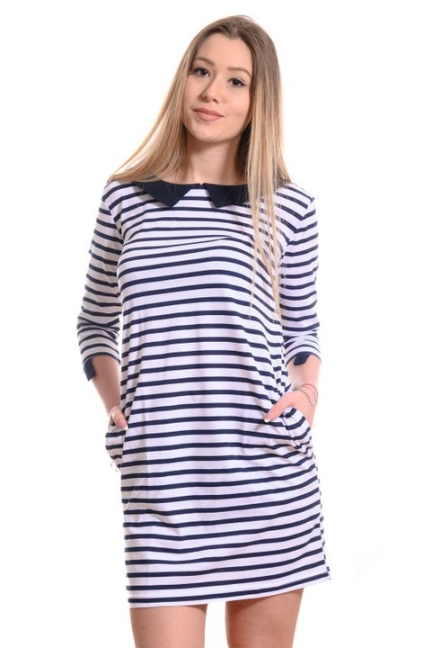 Моряшка рокля Vodo, Синя, S