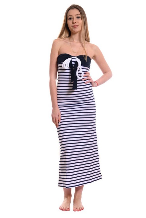 Моряшка рокля Vodo, Син, S