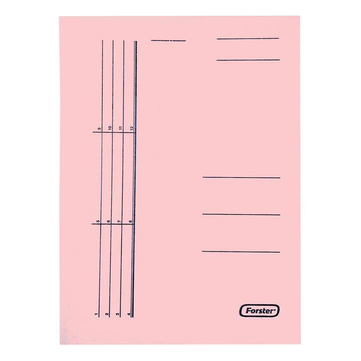 Mappa rózsaszín prémium sínnel