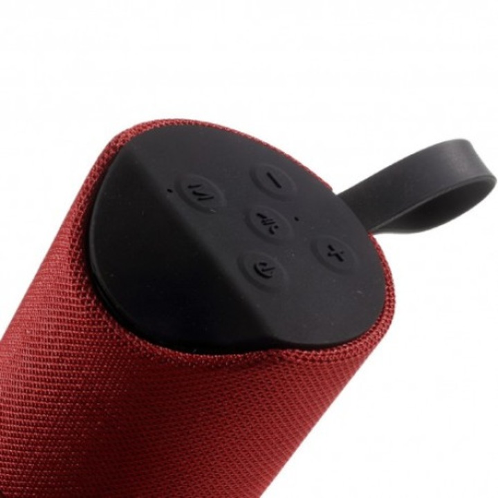 Hordozható bluetooth hangszóró, 6W, DF22 modell, piros