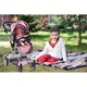 Carucior pentru Papusi 2 In 1 Princess, Reglare pe Inaltime, Material de Inalta Calitate, Pliabil, 62 cm x 42 cm x 77 cm, Pink
