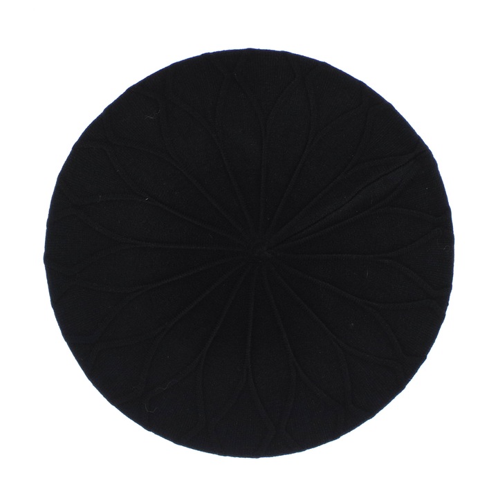 Bereta de dama, Buticcochet, one size, din viscoza, Negru - BSC491