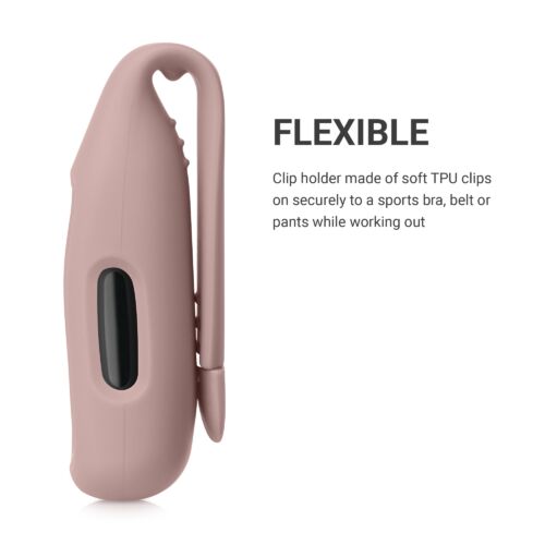 Clip De Remplacement Pour Fitbit Inspire 2 / Ace 3 - Lot De 2 - Silicone Doux