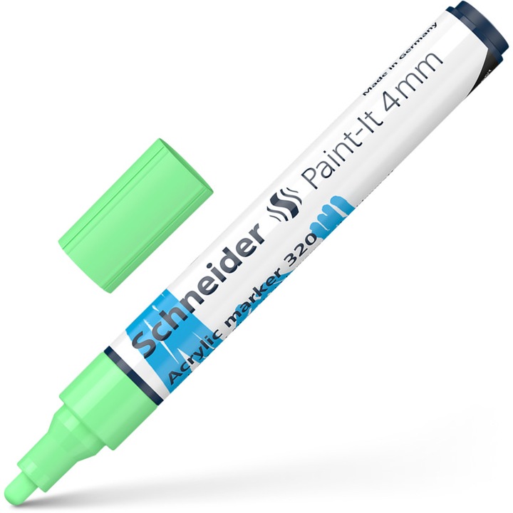SCHNEIDER Paint-It 320 akril marker, 4 mm, pasztellzöld