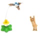 Jucarie pentru pisici, pasare zburatoare, 1 x AAA, 8,5 x 6 cm