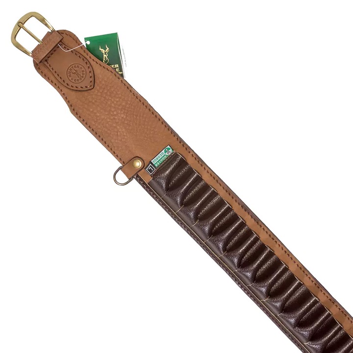 Патрондаш Hunter George, Затворен тип, Кожен, Кафяв