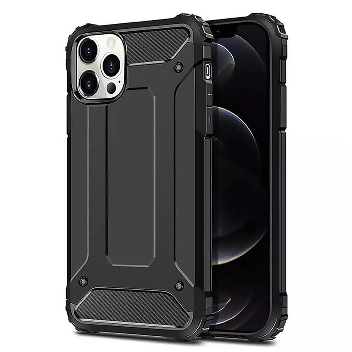 Shield védőtok iPhone 14 Army Optim Protection, Hybrid Armor, fekete