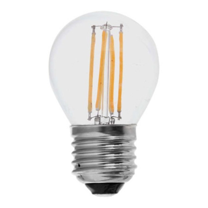 Bec e27 g45 cu filament led 4w 3000k