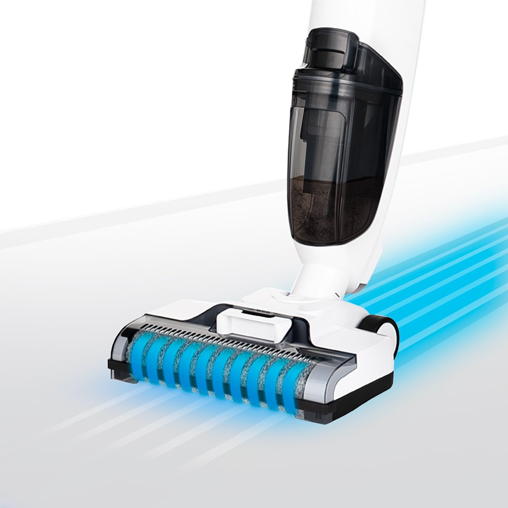 Aspirator cu mop electric rotativ fara fir, TESLA Powerstar AQ500