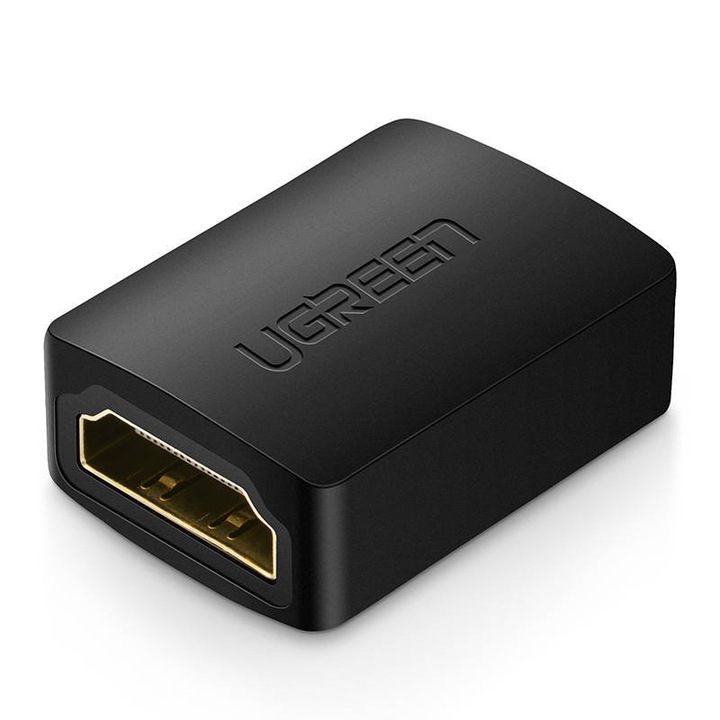 Adaptor video UGREEN 20107 HDMI mama - HDMI mama, 4K, Negru