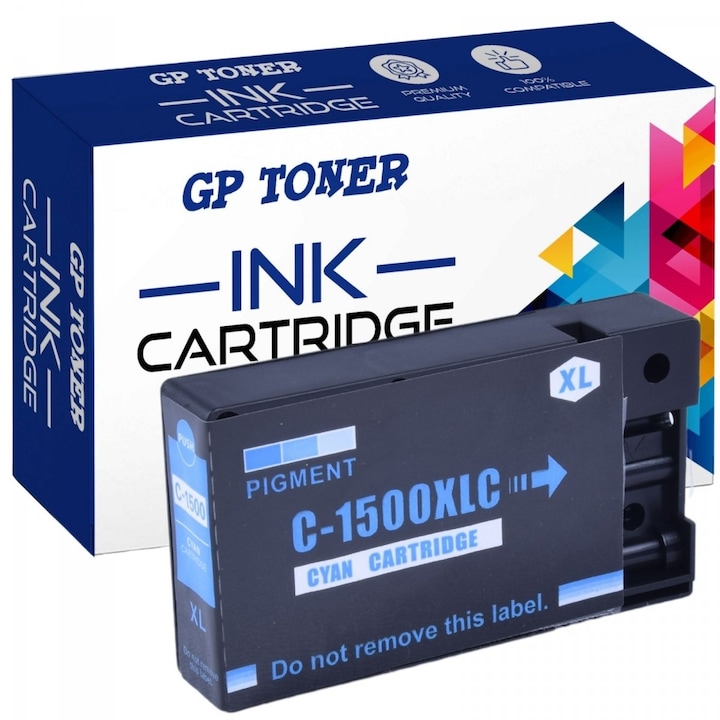 Cartus de cerneala, GP Toner, Compatibil cu HP 655 XL 3525, 4615, 4625, 5525, 6525, Cyan