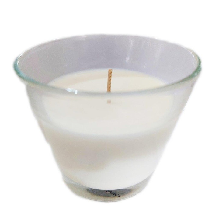 Свещ с аромат на шампанско, В стъкло, 75 х 75 мм