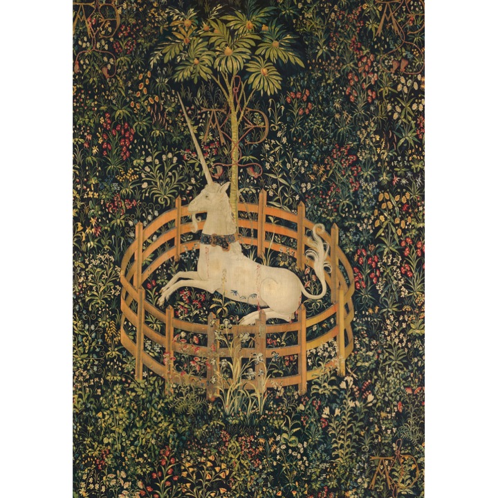 Felicitare envoy22, cu plic, The Unicorn Rests, Carton mat premium, A6