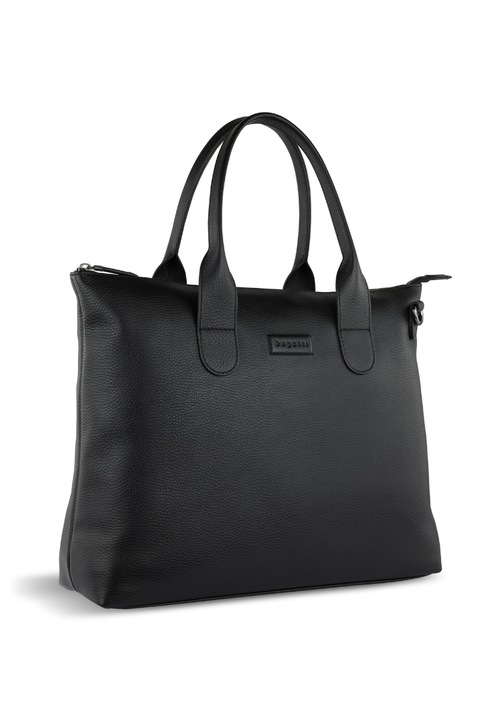 Дамска чанта, Bugatti, серия Elsa, 494602, естествена кожа, черна