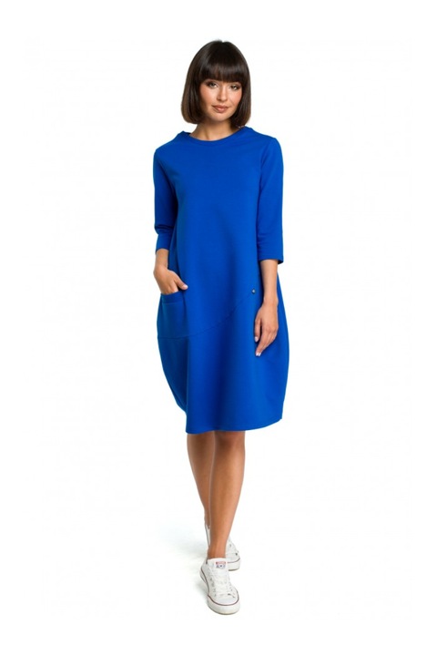 Дамска рокля, тип овърсайз, памук