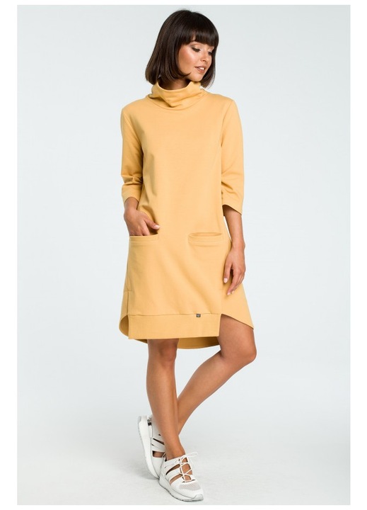 Rochie de dama, Bumbac, Elastan, Galben