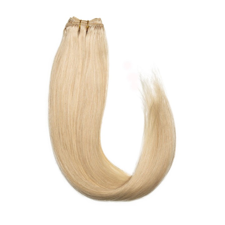 Extensie pentru par, Indiva, 55x100 cm, Blond
