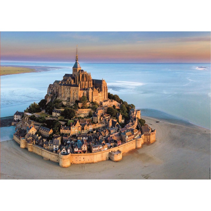 Educa - Puzzle Mont Saint Michel felülnézetből - 1 000 darab
