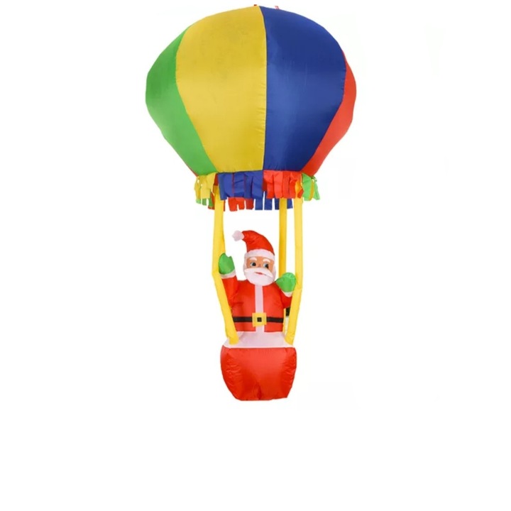 Надуваеми Дядо Коледа и балон, 180см