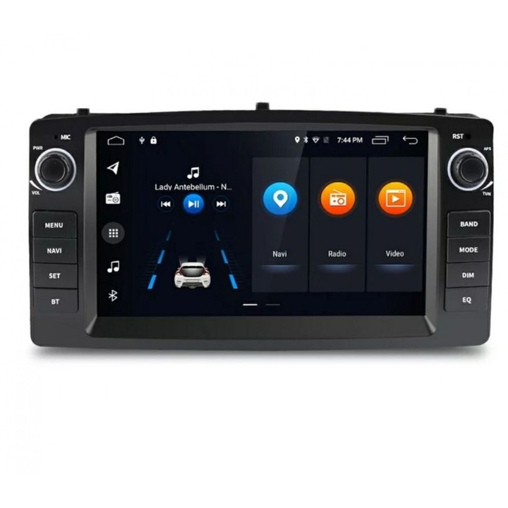 Multimedia cu navigatie, Pentru Toyota Corolla, 2002-2006, Android, 4+1+16