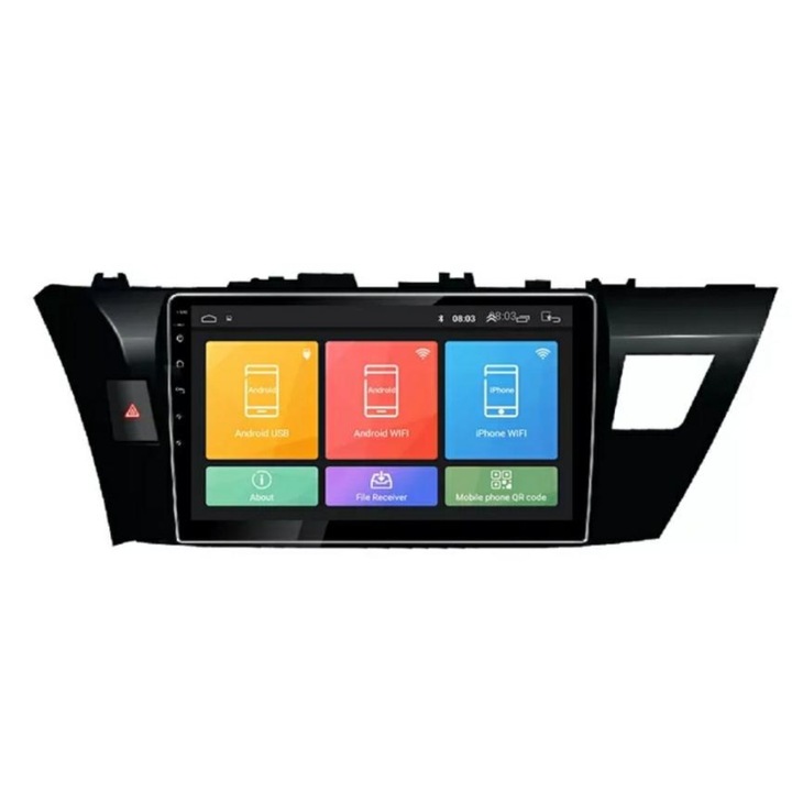 Multimedia, Compatibil cu Toyota Corolla (2013-2016), Negru