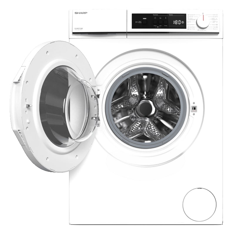 Mașină de spălat Sharp ES-NFA7121WD, 1200 rpm, 7.00 kg, D, Alb