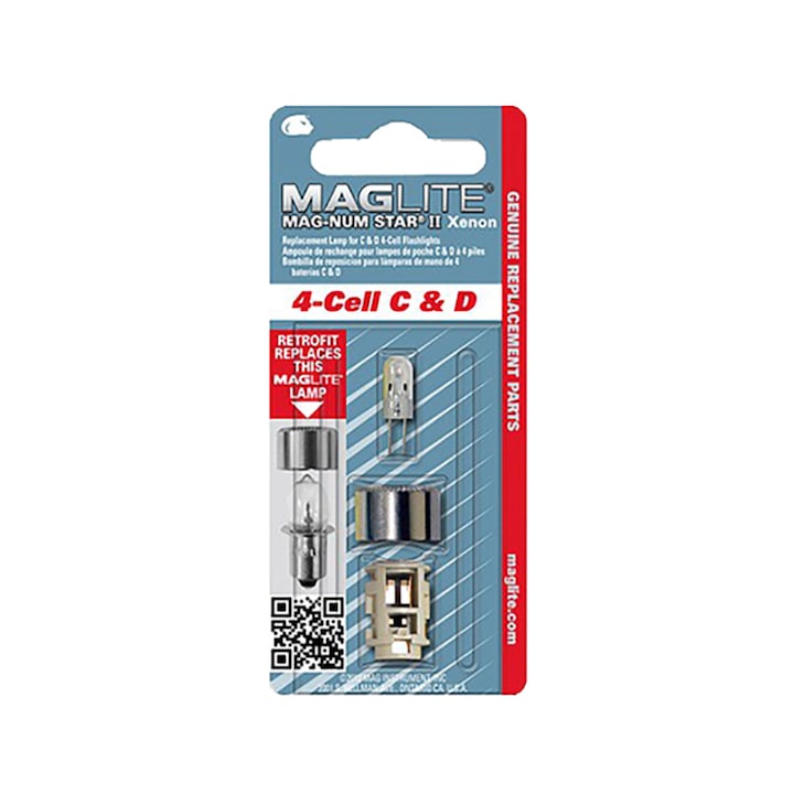 Крушка ксенон, MagLite, за фенер MagLite с 4 бат. D