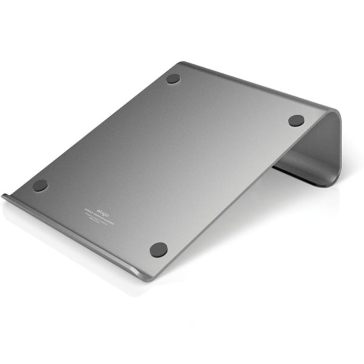 Suport laptop Elago pentru MacBook, Aluminiu, Gri inchis