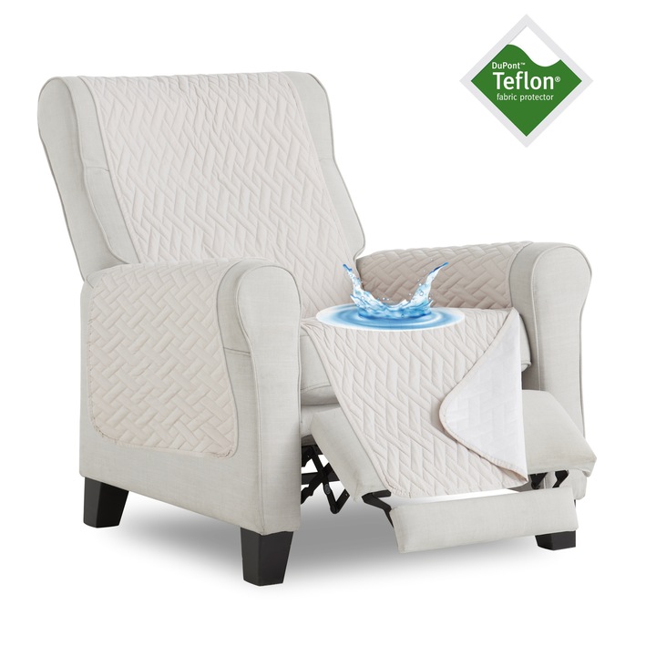 Водоустойчив калъф за фотьойл тефлон крем 55 см