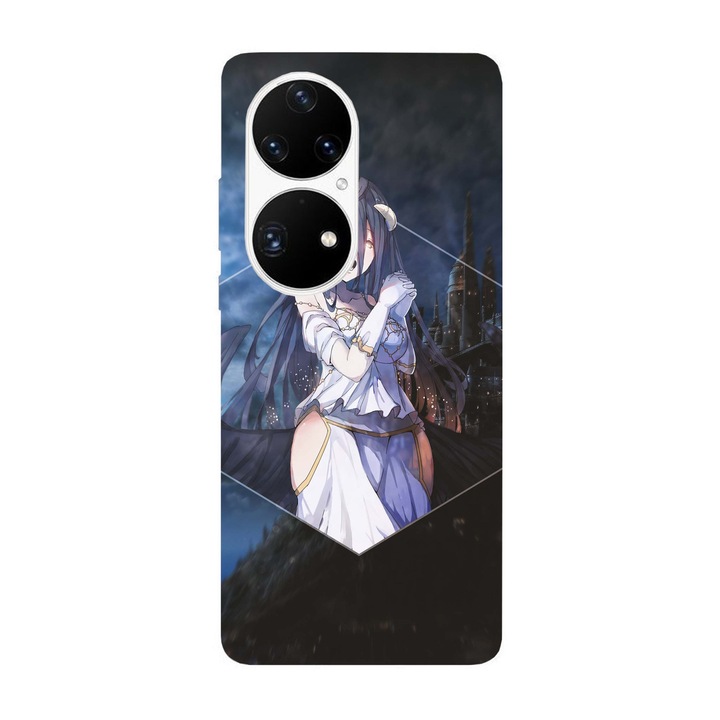 Кейс съвместим с Huawei P40 модел Albedo Overlord, силикон, TPU, обратното