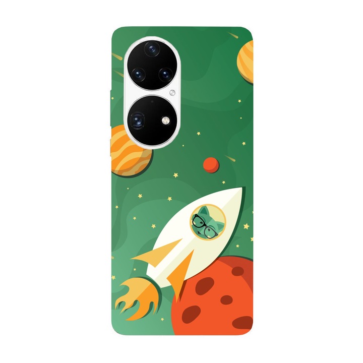 Кейс съвместим с Huawei P40 модел Astrofox, силикон, TPU, обратното