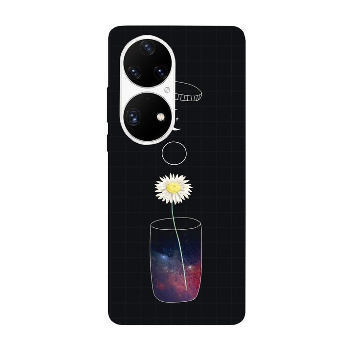 Кейс съвместим с Huawei P40 Pro модел Daisy's universe, силикон, TPU, обратно