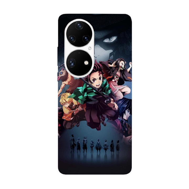 Кейс съвместим с Huawei Nova 9 модел Demon slayer Ready for Battle, силикон, TPU, обратното