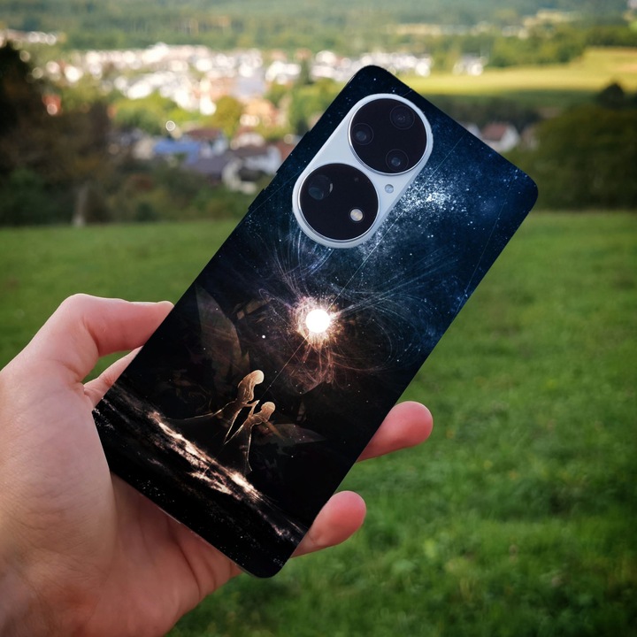 Кейс съвместим с Huawei P40 модел Magic of the stars, силикон, TPU, обратното