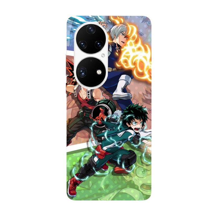 Капак, съвместим с модел Huawei Mate 40 Pro My hero Academia Team Battle, силикон, TPU, обратното