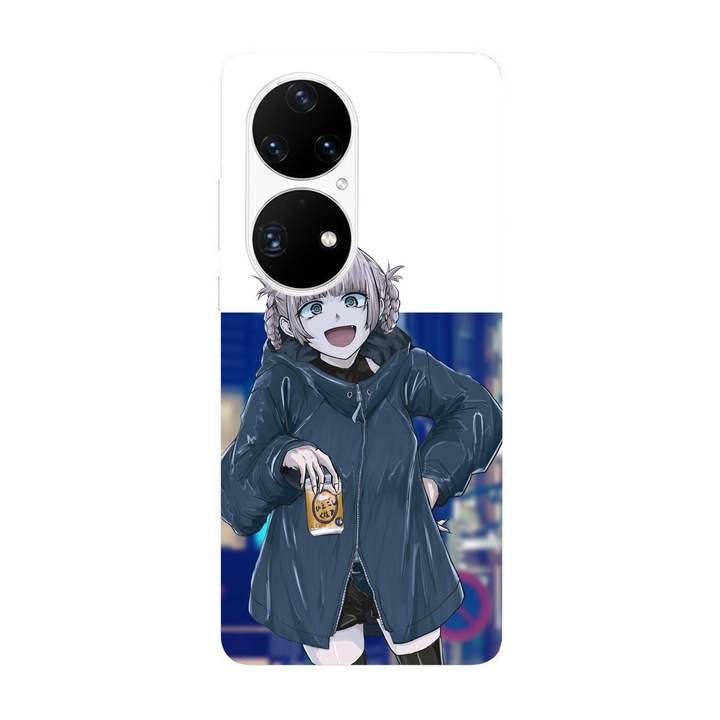 Кейс съвместим с Huawei Mate 40 модел Nazuna Nanakusa Call of the Night, Silicon, TPU, обратното