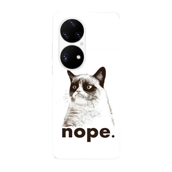 Капак, съвместим с модел Huawei P40 Pro. Кажете не на всичко, силикон, TPU, обратното