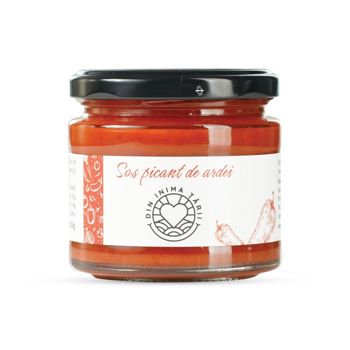 Sos picant de ardei, Din Inima Tarii, 200 g