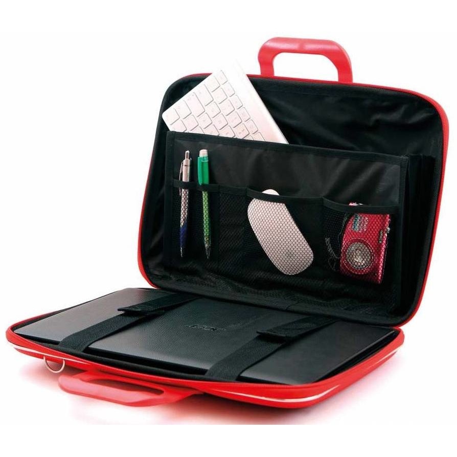 Geanta laptop Bombata Mediobombata Classic 13''-14'', Rosu