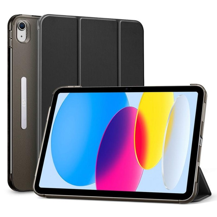 Калъф ESR Ascend Trifold, съвместим с iPad 10,9 инча 2022 черен