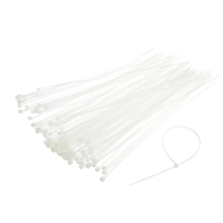 Set 100 buc coliere soricei plastic, 3 x 250 mm